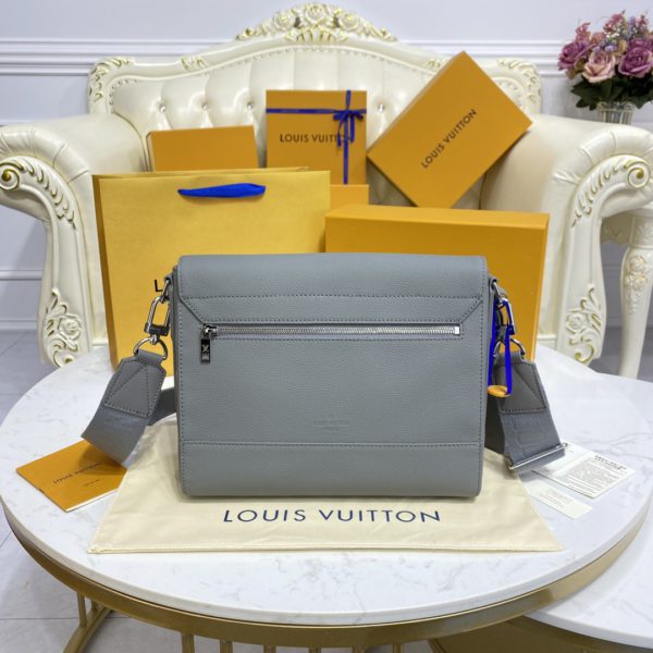 Louis Vuitton AEROGRAM Messenger Bag - Gray - Image 5