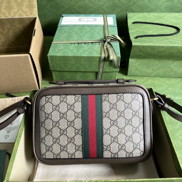 Gucci GG Supreme Canvas Handbag - Gray - Image 2