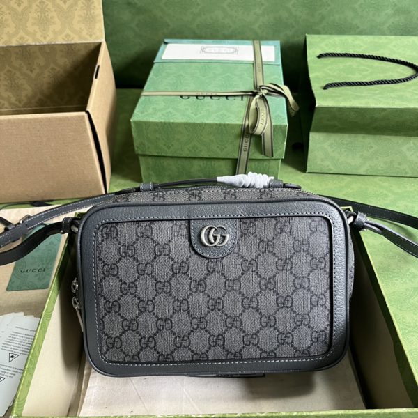 Gucci GG Supreme Canvas Bag - Gray