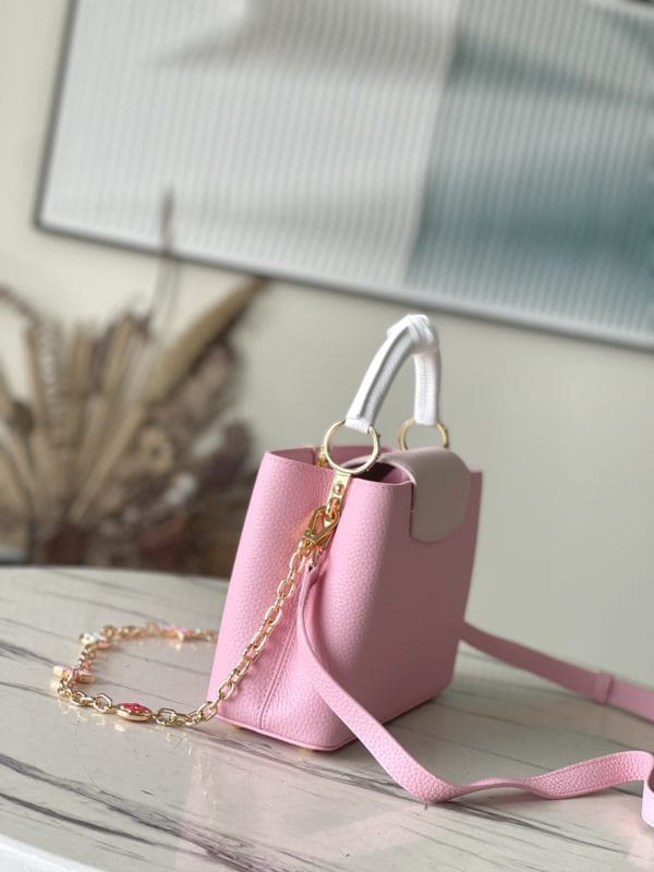 Louis Vuitton Capucines Handbag - Pink - Image 2